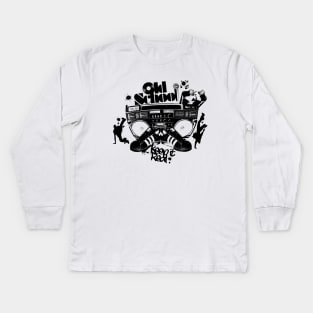 Old School Kids Long Sleeve T-Shirt